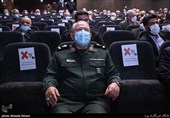 حضور سرلشکر صفوی دستیار و مشاور عالی فرمانده معظم کل قوا در مراسم بزرگداشت سردار جهادی حاج مهدی ورشابی