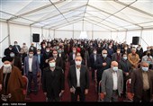 علیرضا زاکانی شهردار تهران در آئین افتتاح فاز نهایی پروژه تقاطع غیر همسطح سه‌راه باقرشهر