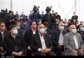 علیرضا زاکانی شهردار تهران در آئین افتتاح فاز نهایی پروژه تقاطع غیر همسطح سه‌راه باقرشهر