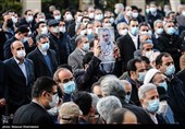 مراسم تشییع شهید حسن ایرلو سفیر ایران در یمن