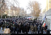 مراسم تشییع شهید حسن ایرلو سفیر ایران در یمن