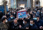 مراسم تشییع پیکر شهید حاج حسن ایرلو سفیر ایران در یمن
