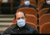 حضور پدر شهید محمدحسین حدادیان در مراسم گلریزان حامیان فرشته ها