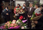 استقبال از قهرمانان تیم ملی کاراته در کرمانشاه