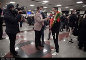 استقبال از قهرمانان تیم ملی کاراته در کرمانشاه