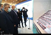 محمدباقر قالیباف رئیس مجلس شورای اسلامی در افتتاحیه نمایشگاه دستاوردهای جهاد دانشگاهی 1400
