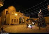 کلیسای وانک درآستانه سال نومیلادی - اصفهان