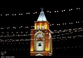 کلیسای وانک درآستانه سال نومیلادی - اصفهان