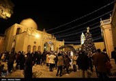 کلیسای وانک درآستانه سال نومیلادی - اصفهان