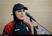 سخنرانی مریم ایراندوست سرمربی تیم ملی فوتبال بانوان