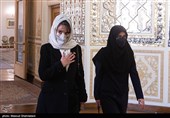 ورود سفرای کشور های خارجی به مراسم یادبود شهید حسن ایرلو سفیر ایران در یمن