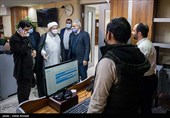 بازدید حجت الاسلام مهدی ایمانی پور رئیس سازمان فرهنگ و ارتباطات اسلامی از خبرگزاری تسنیم