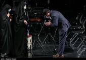تقدیر از علیرضا افتخاری در حاشیه سمفونی مقام حماسه