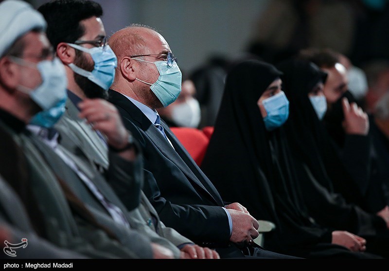 قالیباف رئیس مجلس در اجرای سمفونی مقام حماسه