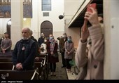 مراسم آغاز سال نو میلادی در کلیسای سرکیس مقدس