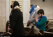 مراسم آغاز سال نو میلادی در کلیسای سرکیس مقدس
