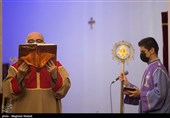 مراسم آغاز سال نو میلادی در کلیسای سرکیس مقدس