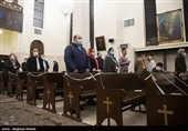 مراسم آغاز سال نو میلادی در کلیسای سرکیس مقدس