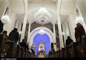 مراسم آغاز سال نو میلادی در کلیسای سرکیس مقدس