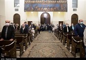 مراسم آغاز سال نو میلادی در کلیسای سرکیس مقدس