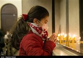 مراسم آغاز سال نو میلادی در کلیسای سرکیس مقدس