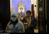 مراسم آغاز سال نو میلادی در کلیسای سرکیس مقدس