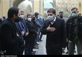 حضور محمد مخبر معاون اول رئیس جمهور در مراسم یادبود فرزند سخنگوی دولت