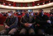 دکتر محمدمهدی اسماعیلی وزیر فرهنگ و ارشاد اسلامی در سوگواره شعر فاطمی،تالار وحدت تهران