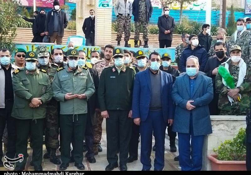 سردار سرلشکر پاسدار محمد باقری رئیس ستاد کل نیروهای مسلح در گلزار شهدای کرمان