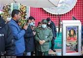 حضور سردار حسین سلامی فرمانده سپاه پاسداران انقلاب اسلامی در  گلزار شهدای کرمان