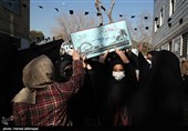 تشییع پیکر 150 شهید دوران دفاع مقدس در تهران