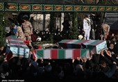 تشییع پیکر 150 شهید دوران دفاع مقدس در تهران