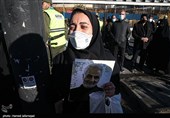 تشییع پیکر 150 شهید دوران دفاع مقدس در تهران