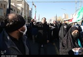 تشییع پیکر 150 شهید دوران دفاع مقدس در تهران