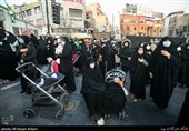 تجمع عزاداران فاطمی در میدان شهید طهرانی مقدم