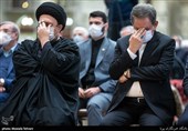 حضور حجت الاسلام سید حسن خمینی تولیت حرم مطهر امام خمینی و اسحاق جهانگیری  درپنجمین سالگرد بزرگداشت ارتحال آیت الله هاشمی رفسنجانی 