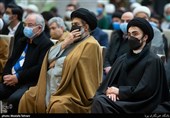حضور احمد خمینی درپنجمین سالگرد بزرگداشت ارتحال آیت الله هاشمی رفسنجانی