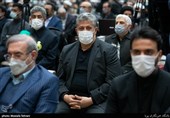 حضور مهدی  هاشمی رفسنجانی درپنجمین سالگرد بزرگداشت ارتحال آیت الله هاشمی رفسنجانی 