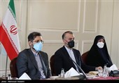 حسین امیرعبدالهیان وزیر امور خارجه در دیدار با  نمایندگان اقلیت های دینی