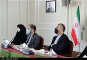 حسین امیرعبدالهیان وزیر امور خارجه در دیدار با  نمایندگان اقلیت های دینی