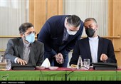 حسین امیرعبدالهیان وزیر امور خارجه در دیدار با  نمایندگان اقلیت های دینی