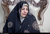 مادر شهید مدافع حرم  علی امرایی