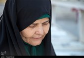 مادر شهید مدافع حرم حمید سیاهکالی