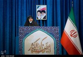 سخنرانی انسیه خزعلی معاون امور زنان و خانواده رئیس‌جمهور ، پیش از خطبه های نماز جمعه تهران 