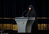 سخنرانی  جمیله‌سادات علم‌الهدی همسر رئیس جمهور در مراسم بزرگداشت روز زن 