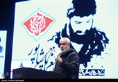 سردار سیدجواد غفاری در مراسم  بزرگداشت دومین سالگرد شهادت شهید اصغر پاشاپور از یاران نزدیک شهید حاج قاسم سلیمانی