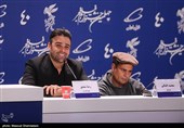 رضا محقق در  نشست خبری فیلم سینمایی درب درآخرین روز چهلمین جشنواره فیلم فجر