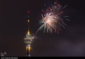 مراسم نورافشانی برج میلاد به مناسب پیروزی انقلاب اسلامی
