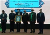 تجلیل از نفرات برتر لیگ ورزش همگانی دانشگاه آزاد با حضور وزیر ورزش + عکس
