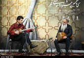 کامبیز گنجه ای و قاسم رحیم زاده در هفتمین شب جشنواره موسیقی فجر
